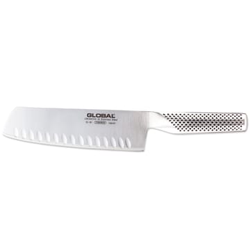 Global GS-81 grøntsagskniv olivenslebet 18 cm - Rustfrit stål - Global