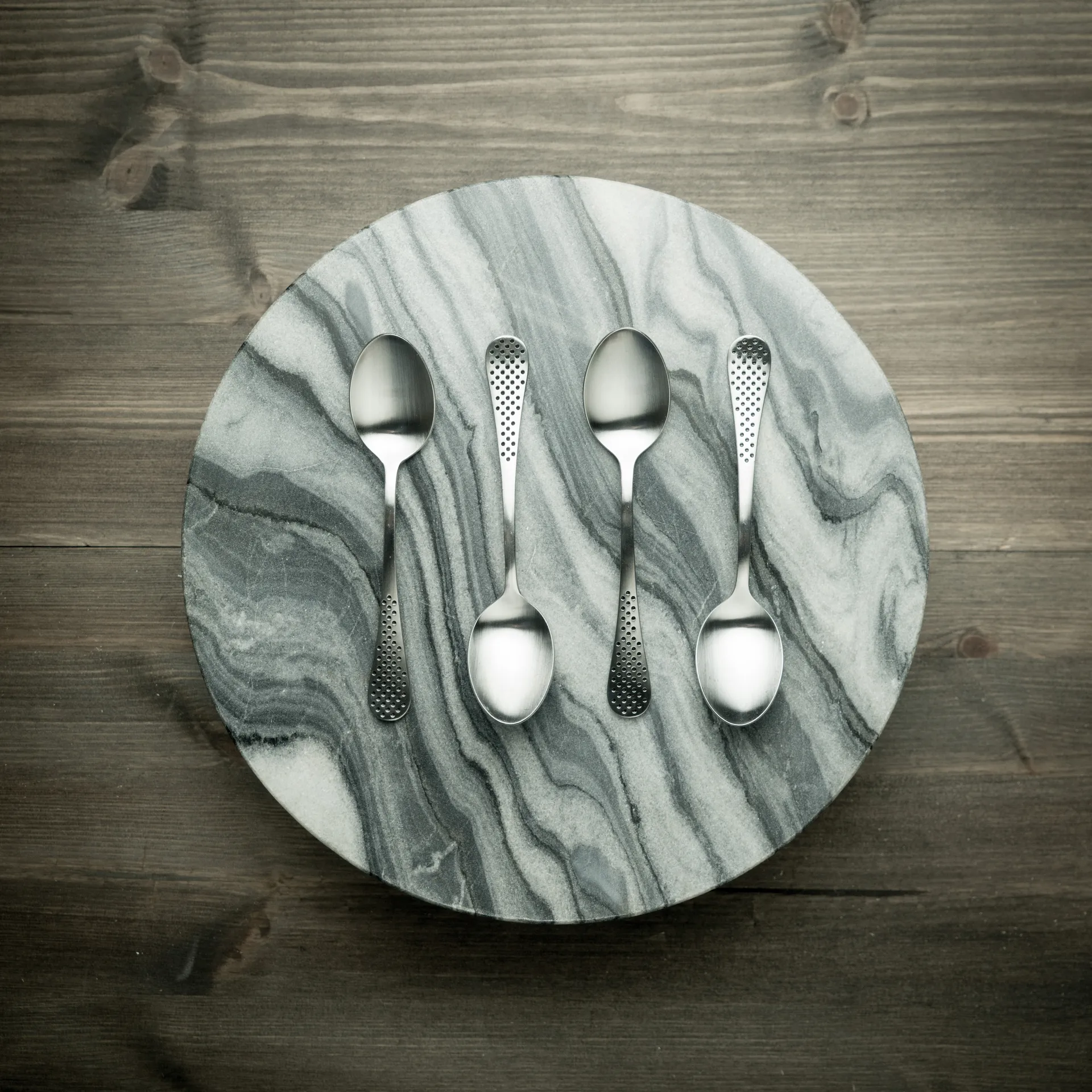 Global GT-003-4 kaffeske 12,5 cm 4-pak, Rustfrit stål Global