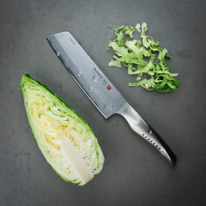 Global SAI-04 grøntsagskniv 19 cm, Rustfrit stål Global