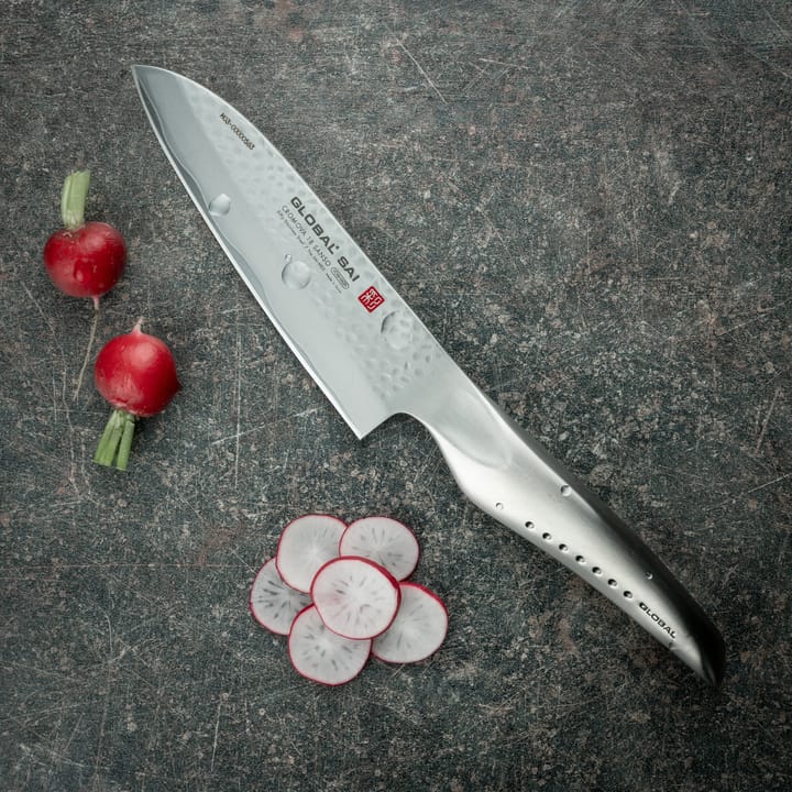Global SAI-M03 santokukniv 13,5 cm, Rustfrit stål Global