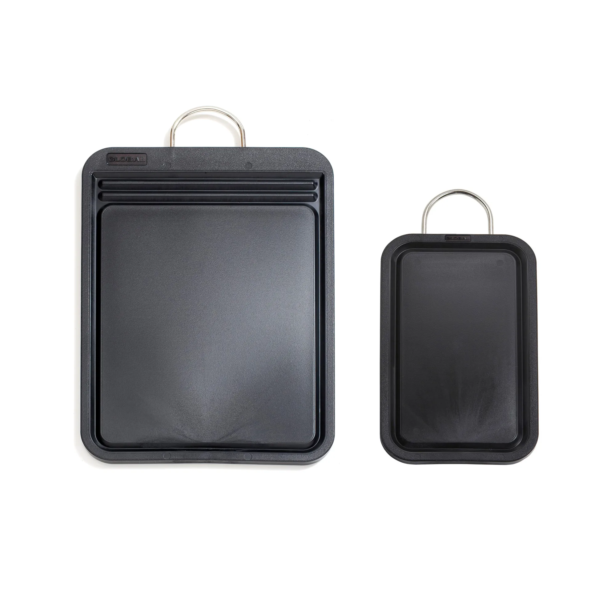 Global skærebræt sæt, 2 stk., Sort Global