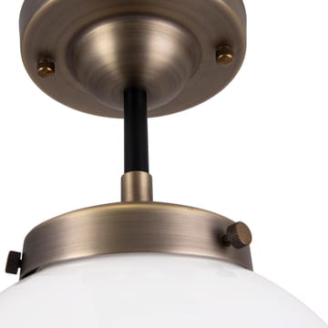 Alley plafond IP44 - Antikmessing/Hvid - Globen Lighting