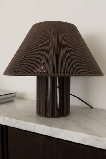 Anna bordlampe Ø35 cm - Brun - Globen Lighting