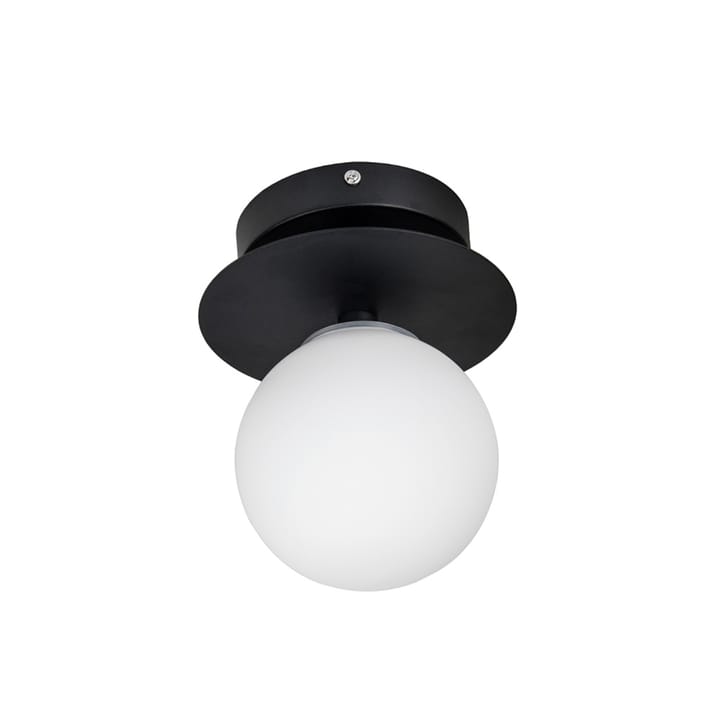 Art Deco IP44 væglampe - hvid/sort - Globen Lighting