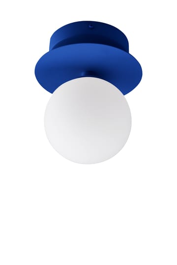 Art Deco IP44 væglampe/plafond - Blå-hvid - Globen Lighting