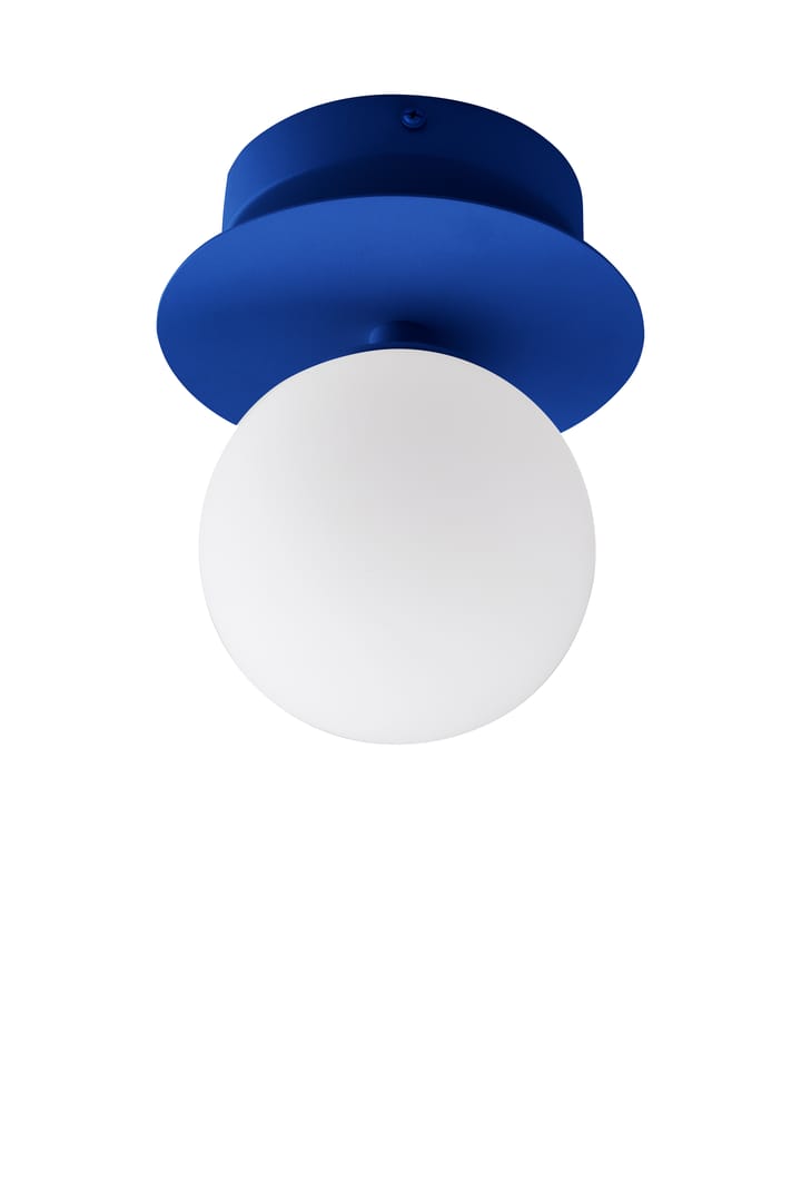 Art Deco IP44 væglampe/plafond - Blå-hvid - Globen Lighting
