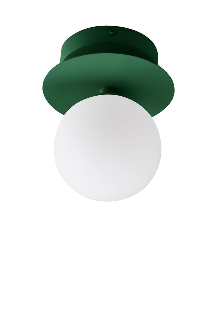 Art Deco IP44 væglampe/plafond, Grøn-hvid Globen Lighting