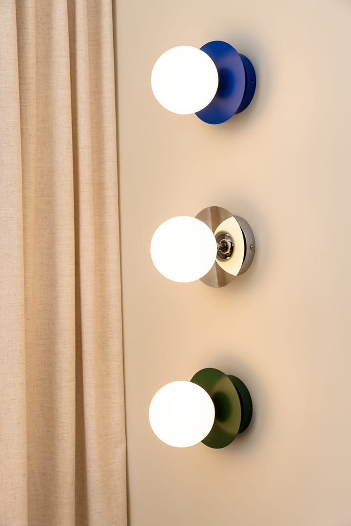 Art Deco IP44 væglampe/plafond - Grøn-hvid - Globen Lighting