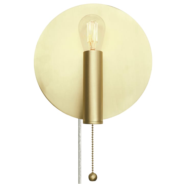 Art Deco væglampe - børstet messing - Globen Lighting