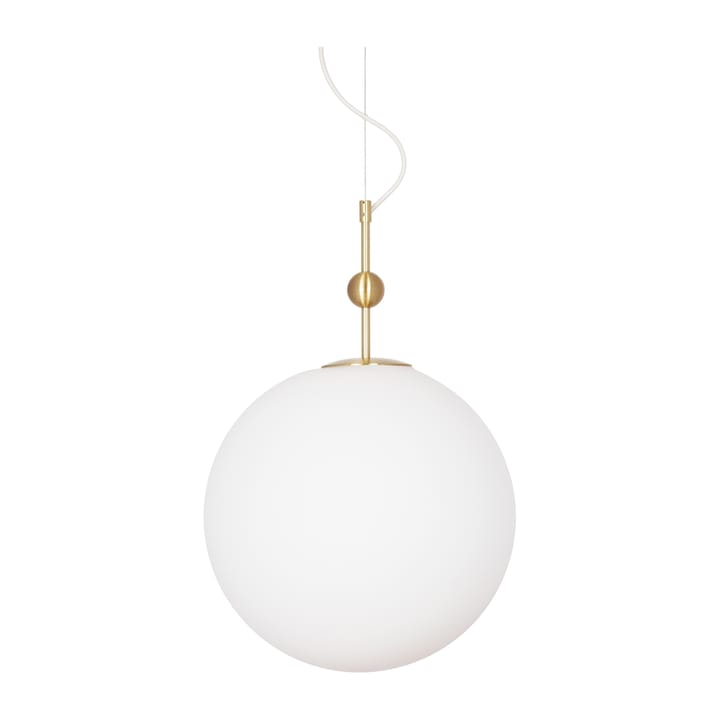 Astrid pendel Ø40 cm - Børstet messing/Hvid - Globen Lighting