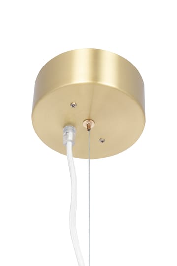 Astrid pendel Ø40 cm - Børstet messing/Hvid - Globen Lighting