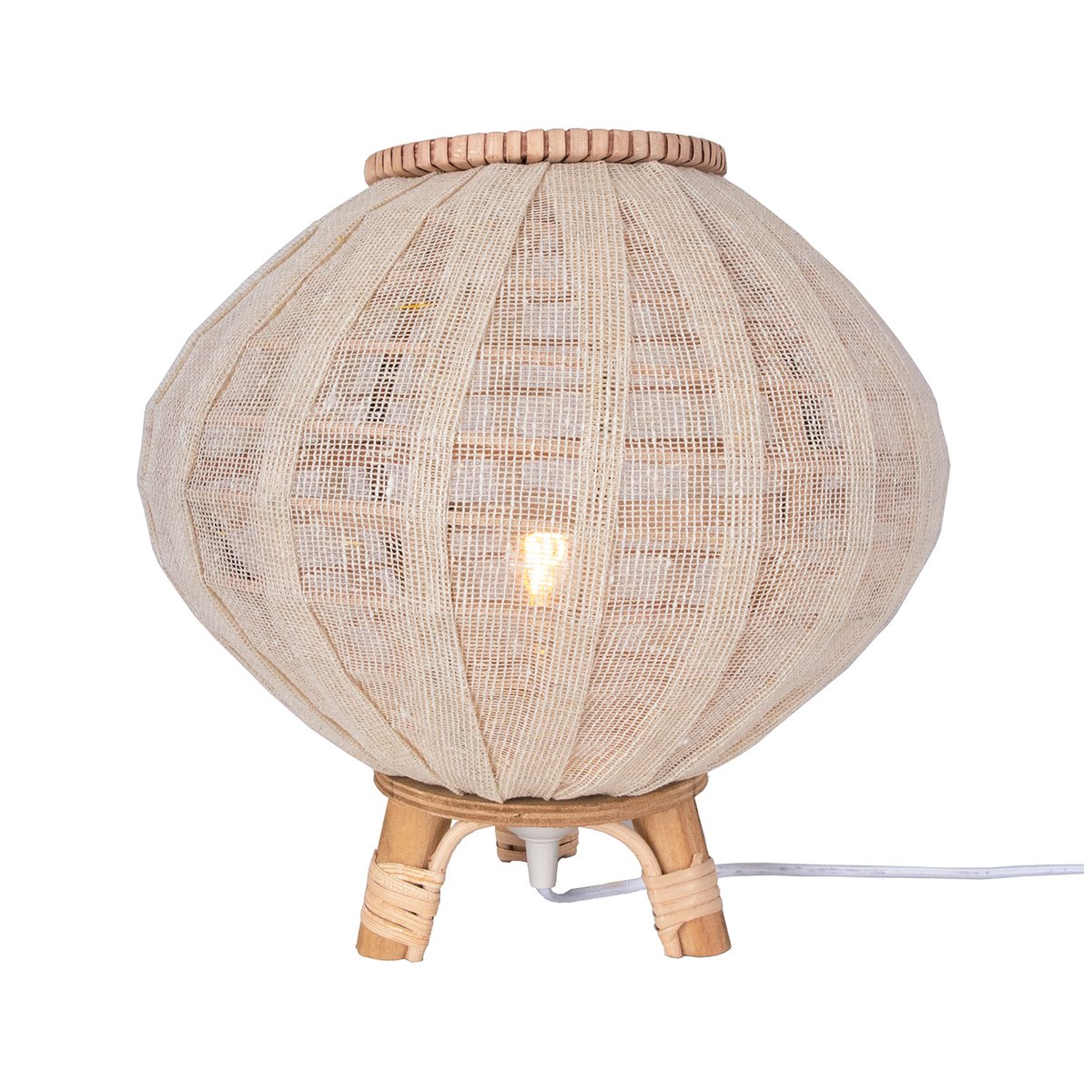 Globen Lighting Borneo bordlampe Ø30 cm Natur
