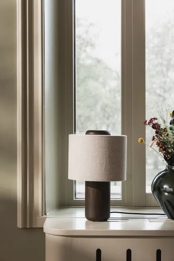 Bosco bordlampe - Brunbejdset eg - Globen Lighting