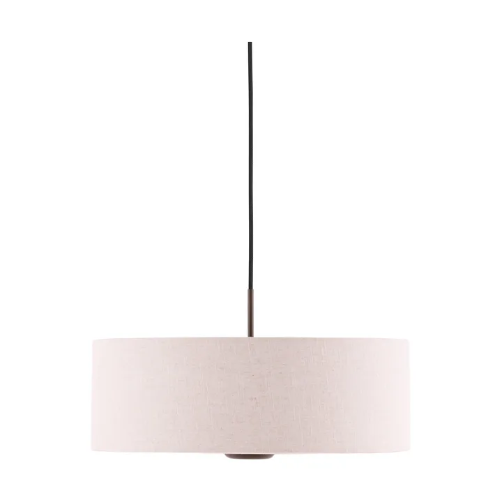 Bosco pendel - Beige, brunbejdset eg, Ø55 cm - Globen Lighting