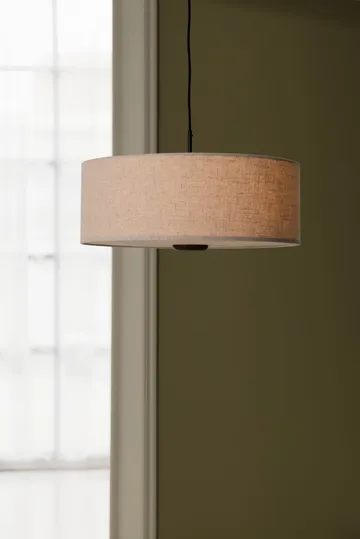 Bosco pendel - Beige, brunbejdset eg, Ø55 cm - Globen Lighting
