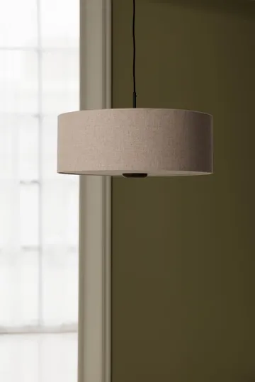 Bosco pendel - Beige, brunbejdset eg, Ø55 cm - Globen Lighting