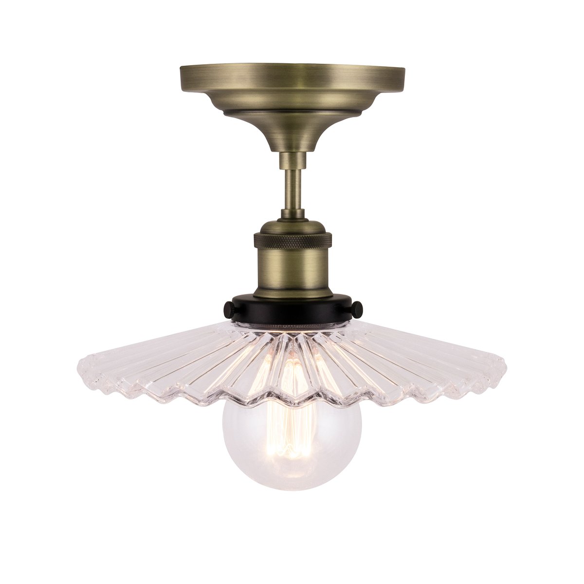 Globen Lighting Cobbler plafond 25 cm Klar | Skandinavisk Design | Plafonder | Gennemsigtig