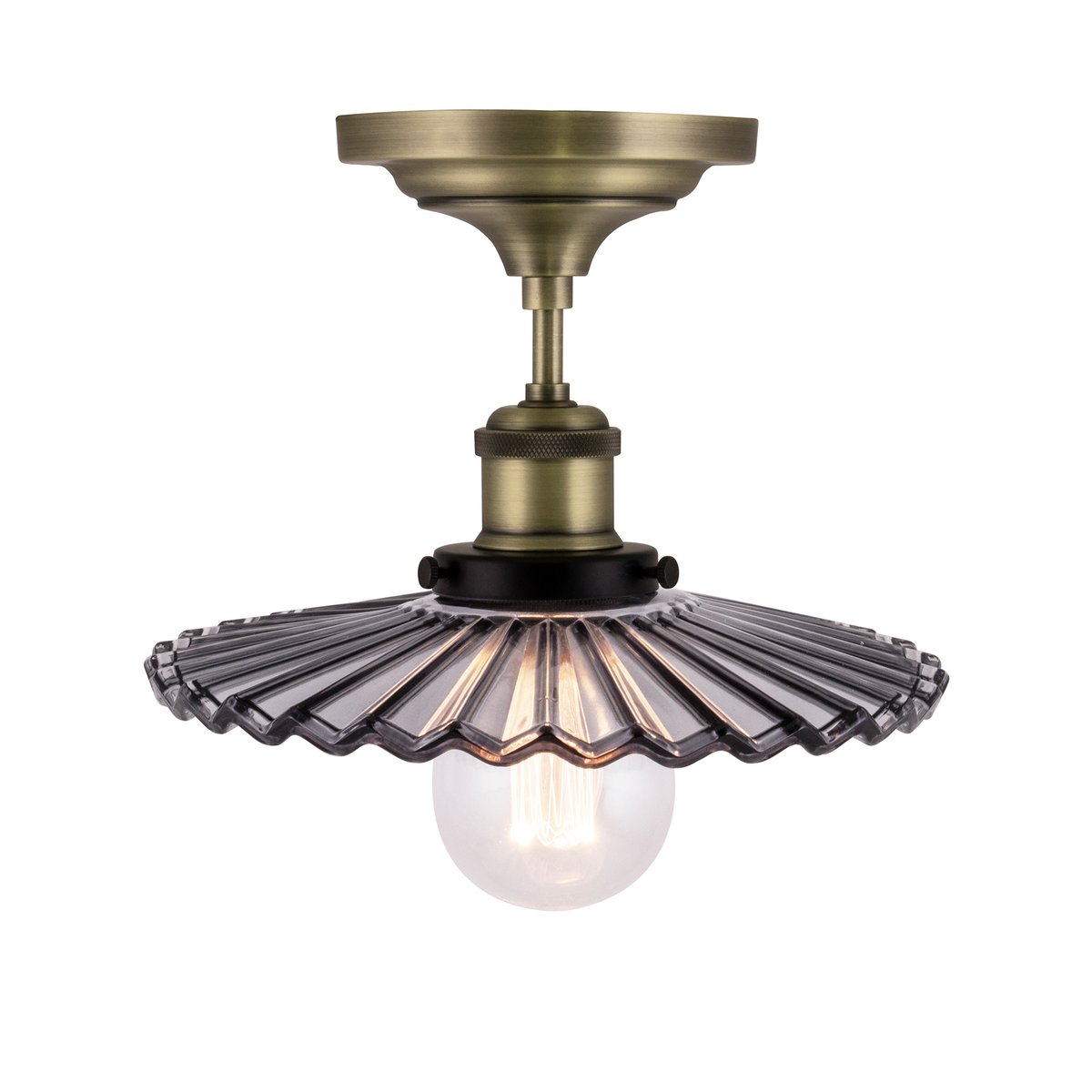 Globen Lighting Cobbler plafond 25 cm Røg | Skandinavisk Design | Plafonder | Grå