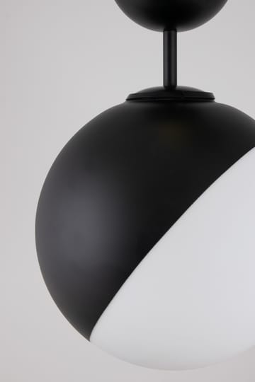 Contur plafond Ø25 cm - Sort/Hvid - Globen Lighting