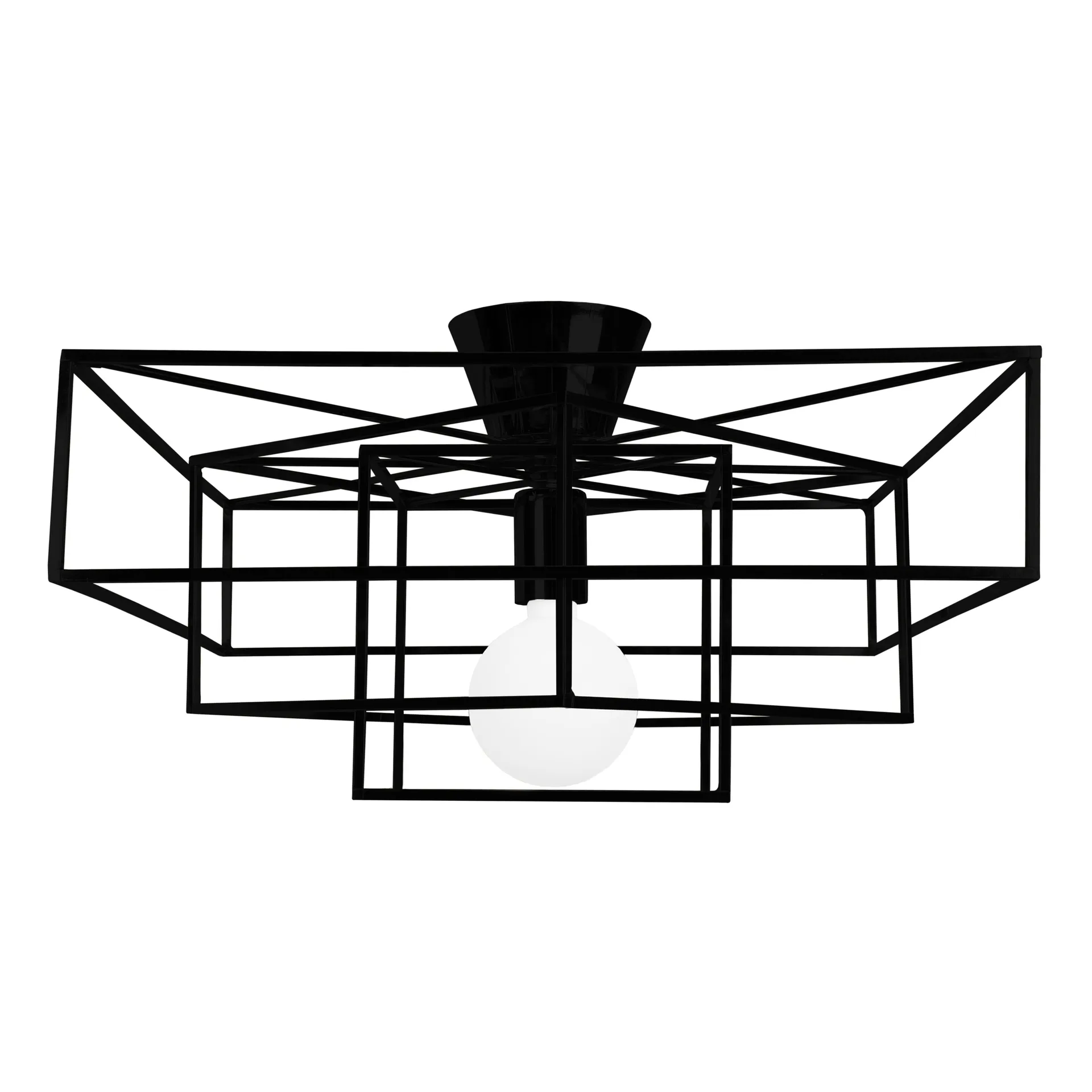Cube plafond, sort Globen Lighting