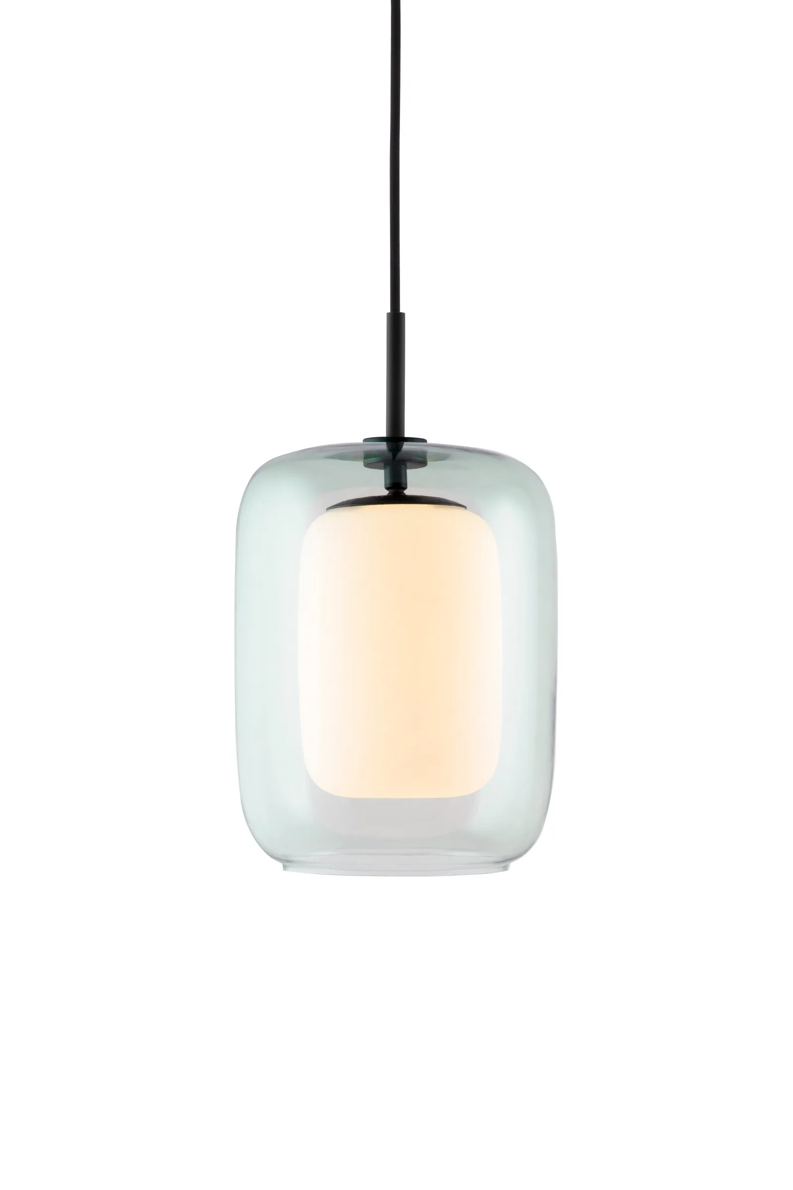 Cuboza pendel Ø20 cm, Grøn/Hvid Globen Lighting