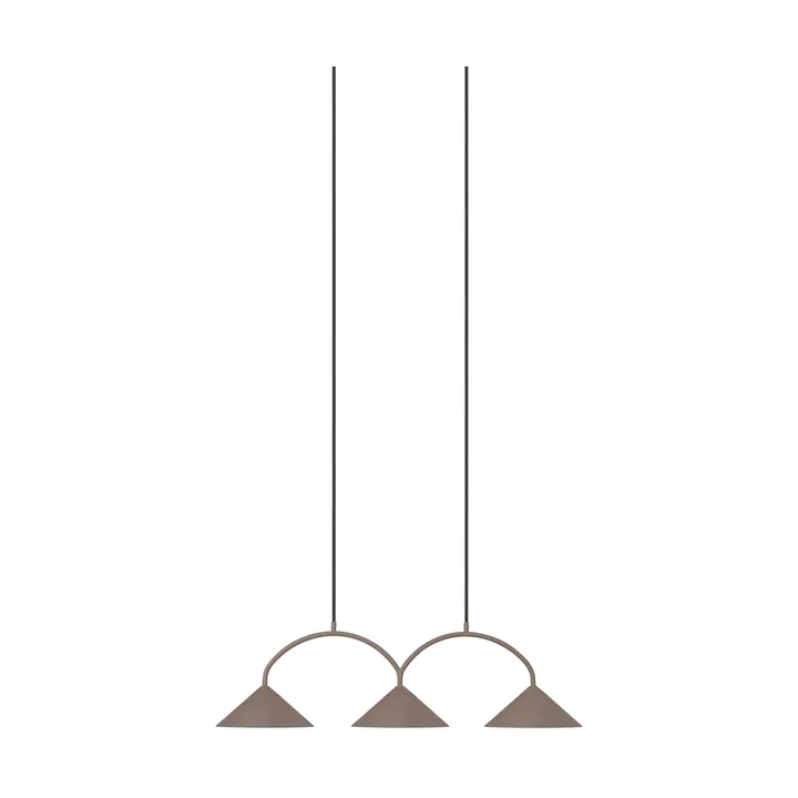 Curve pendel 3 - Mocha - Globen Lighting