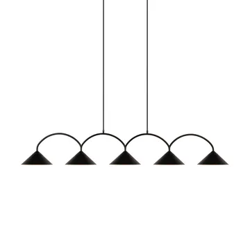 Curve pendel 5 - Sort - Globen Lighting