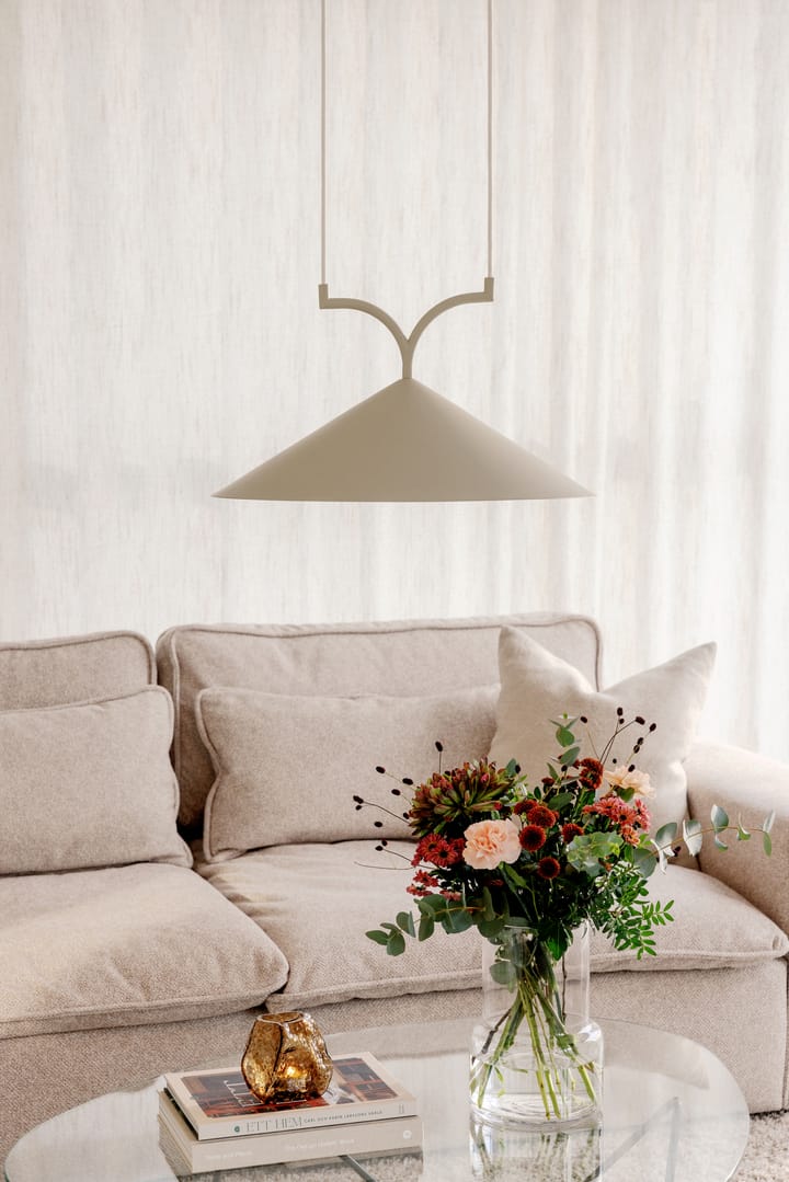 Curve pendel 50, Beige Globen Lighting