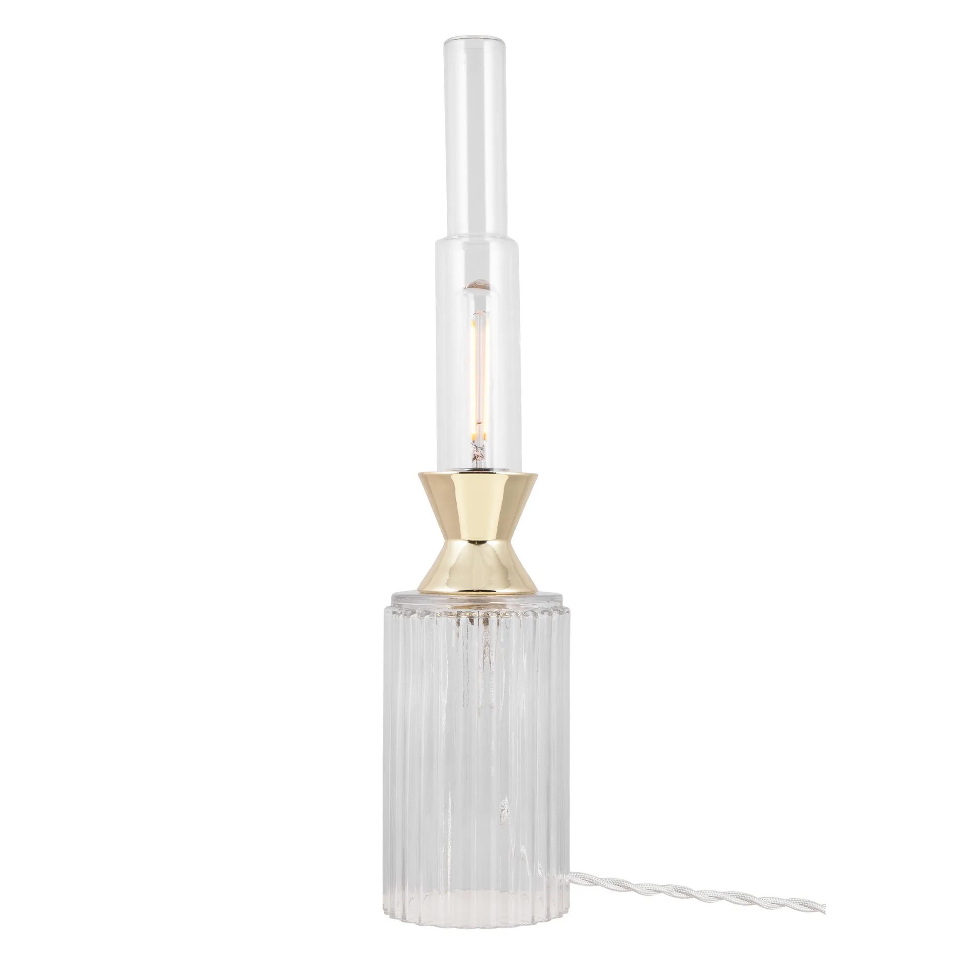 Ester bordlampe, Klar/Messing Globen Lighting