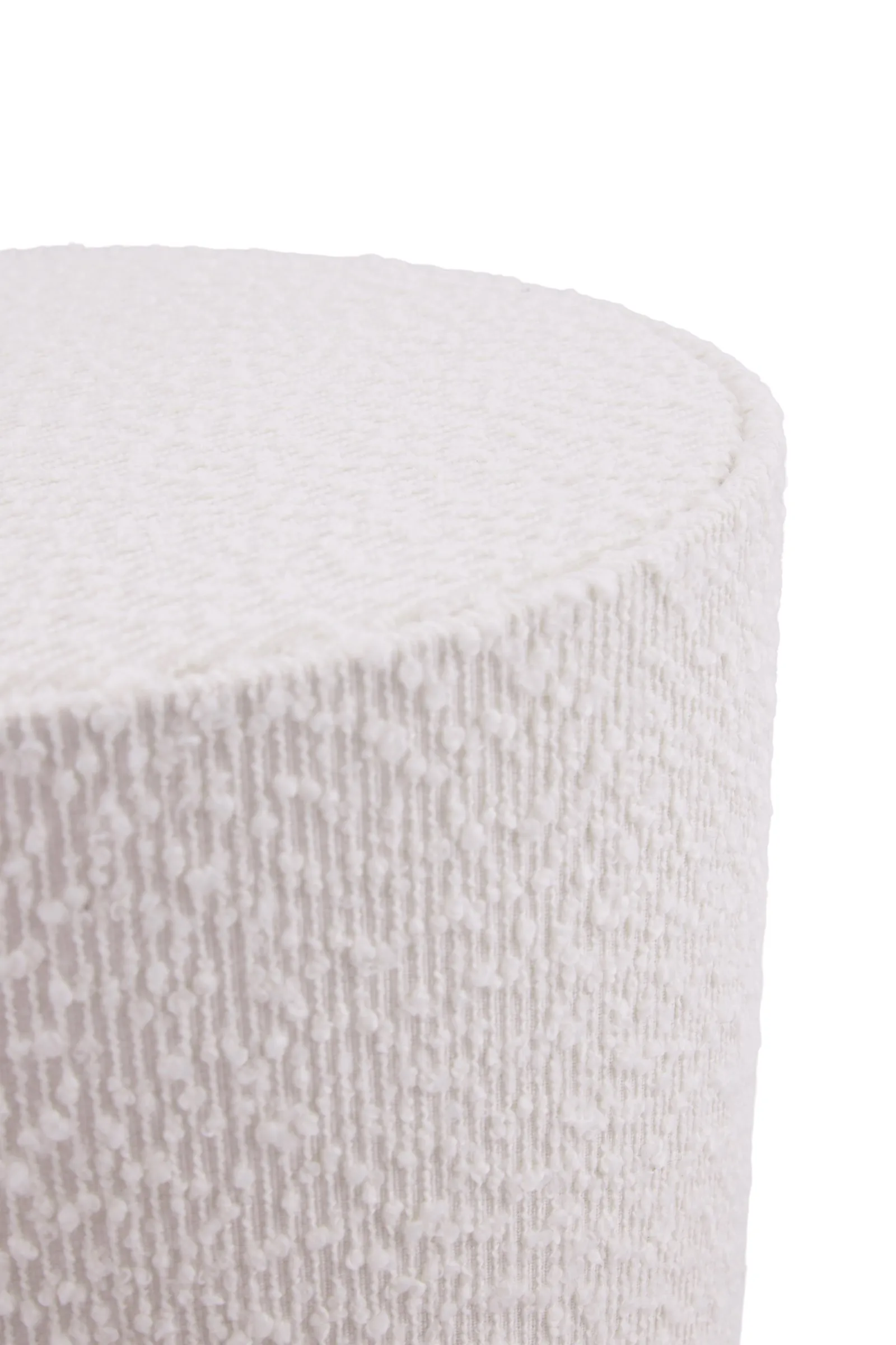 Florian gulvlampe, Hvid bouclé/beige, Ø30x80 cm Globen Lighting