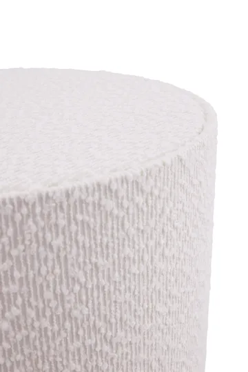 Florian gulvlampe - Hvid bouclé/beige, Ø30x80 cm - Globen Lighting