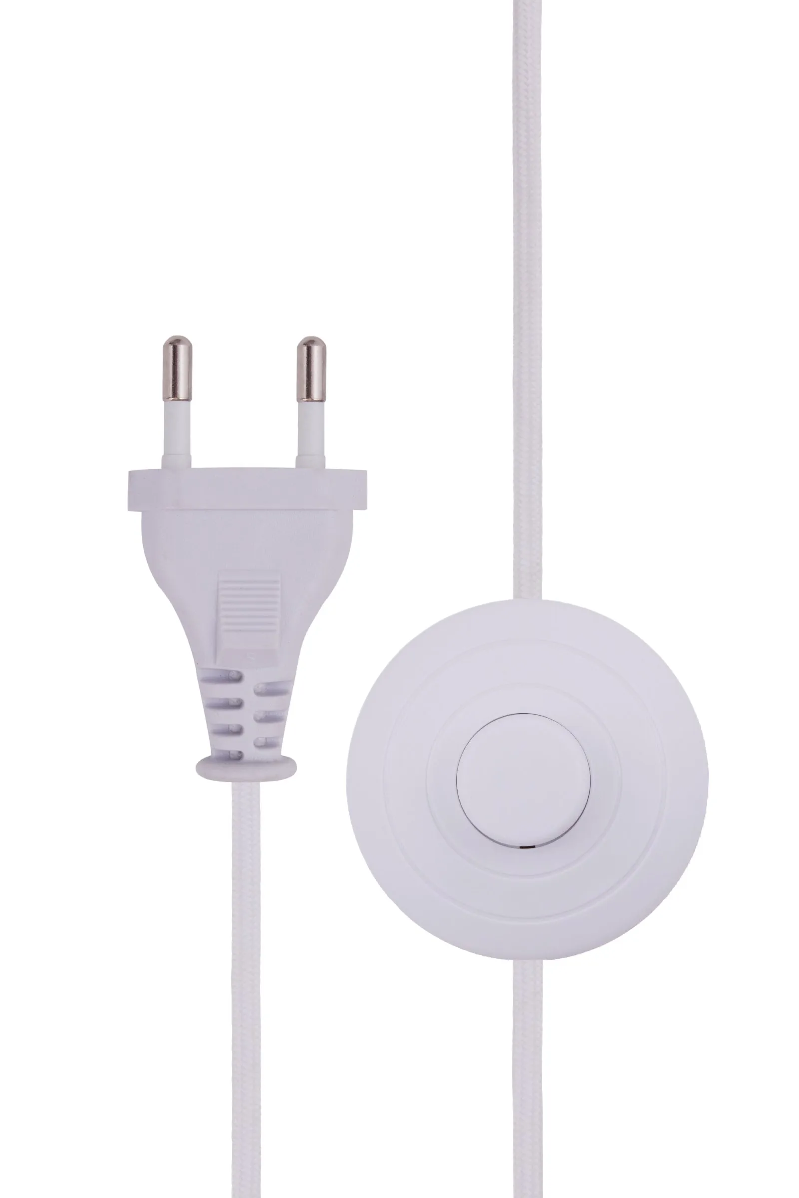 Florian gulvlampe, Hvid bouclé/beige, Ø30x80 cm Globen Lighting