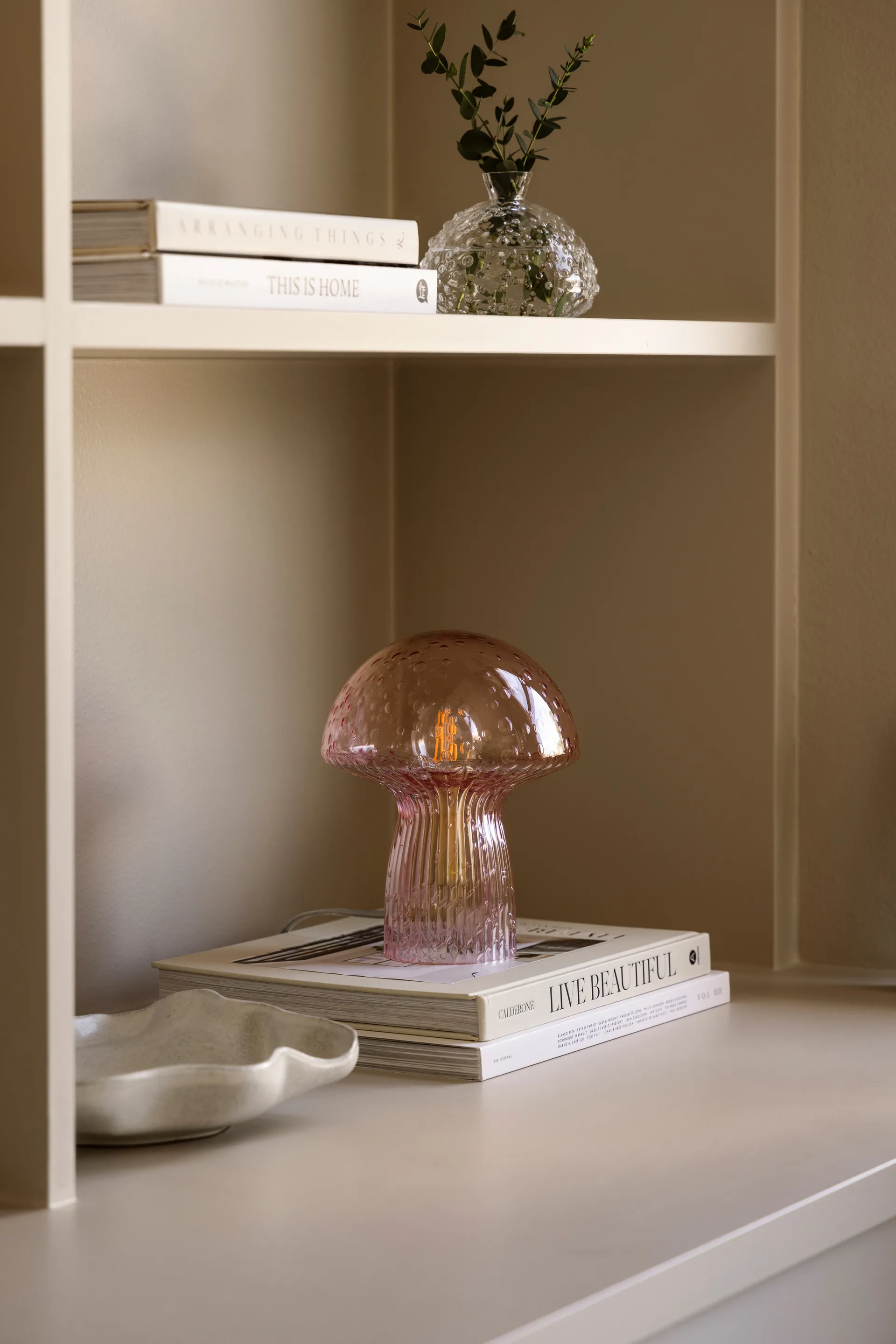 Fungo bordlampe Special Edition Lyserød, Ø16 cm, H:20 cm Globen Lighting