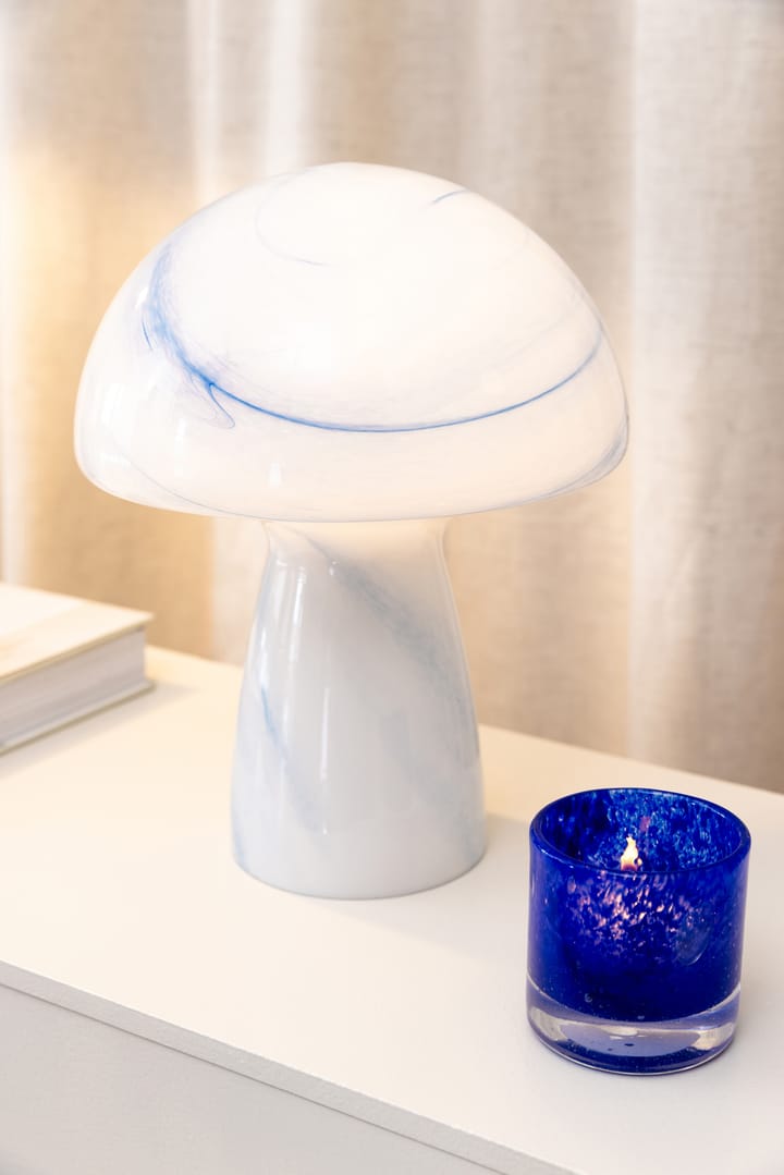 Fungo Swirl 22 bordlampe - Blå - Globen Lighting
