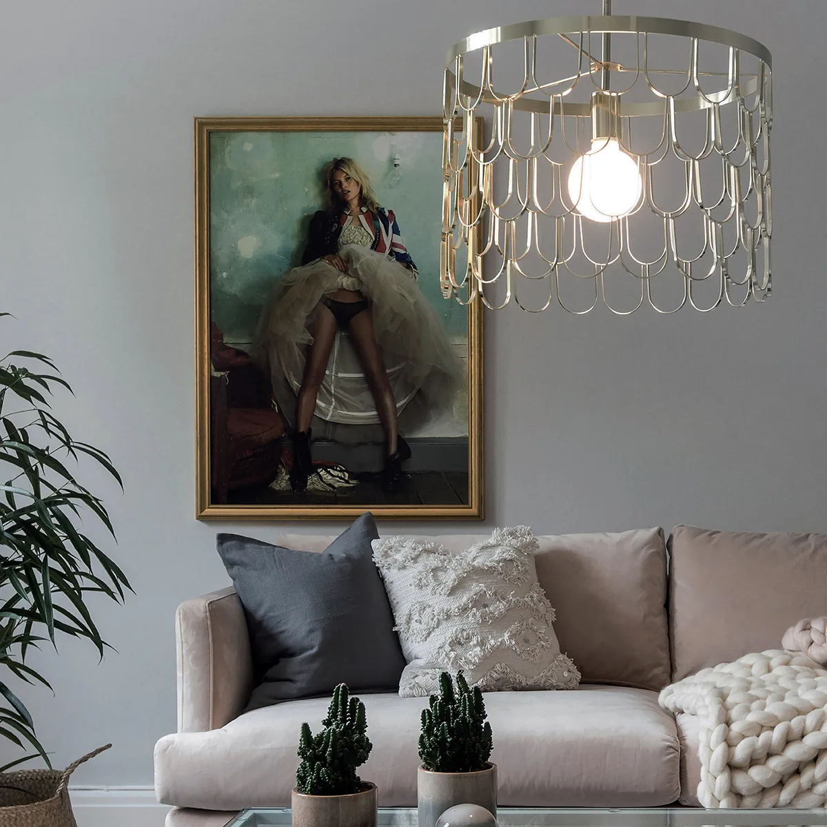 Gatsby loftslampe, messing Globen Lighting
