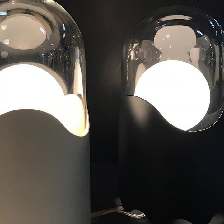 Ghost bordlampe - beige, klart glas - Globen Lighting