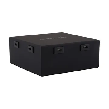 Globen Lighting laddestation USB C - Sort, 8 stk. adaptere - Globen Lighting