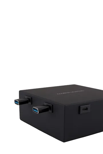 Globen Lighting laddestation USB C - Sort, 8 stk. adaptere - Globen Lighting