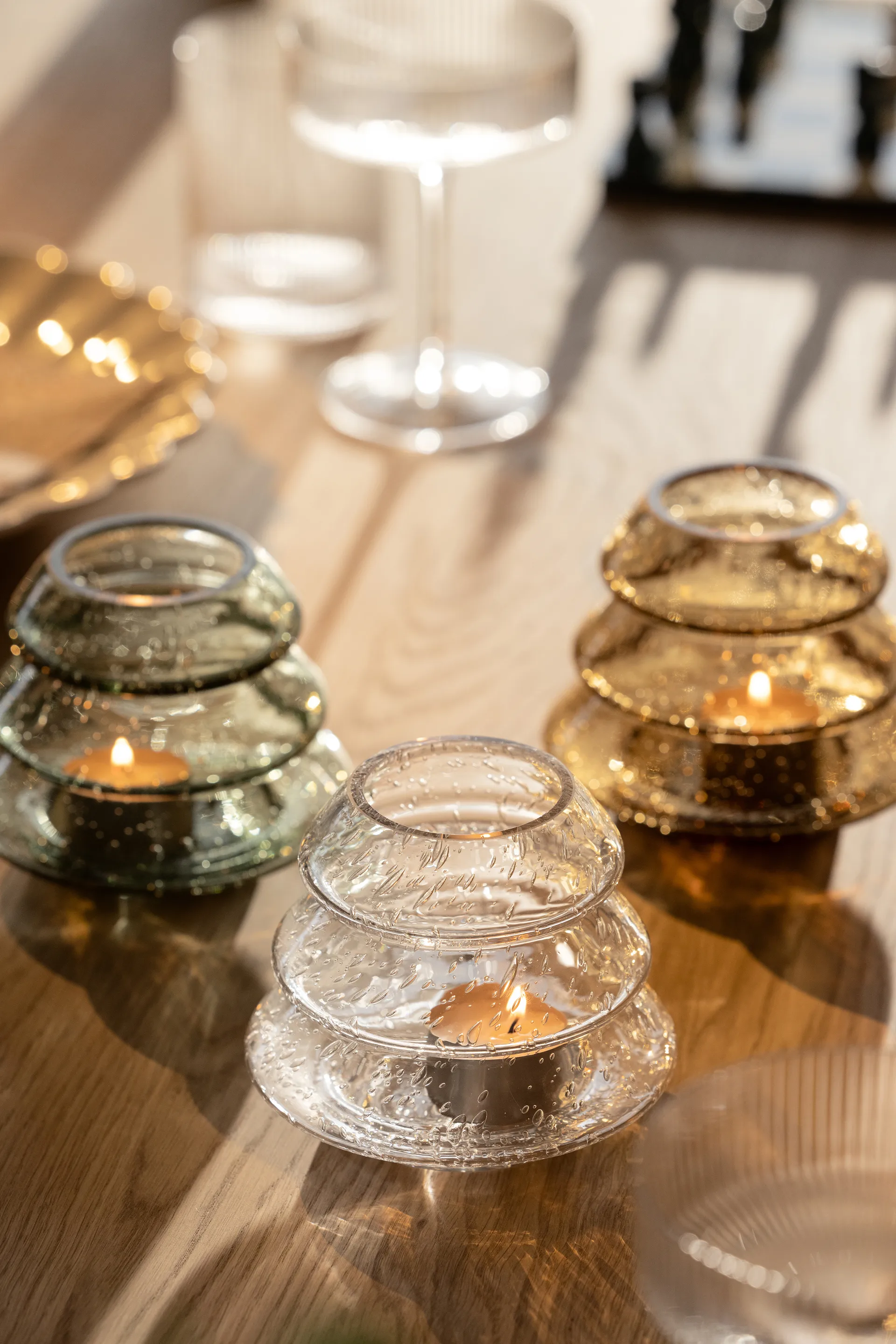 Gran 12 fyrfadsstage, Klar Globen Lighting