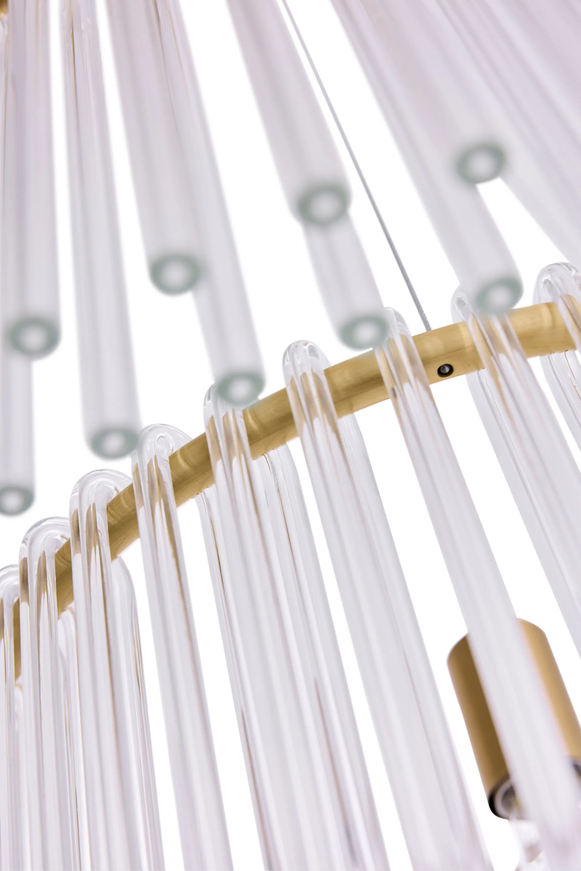 Hook 60 pendel, Klar-børstet messing Globen Lighting