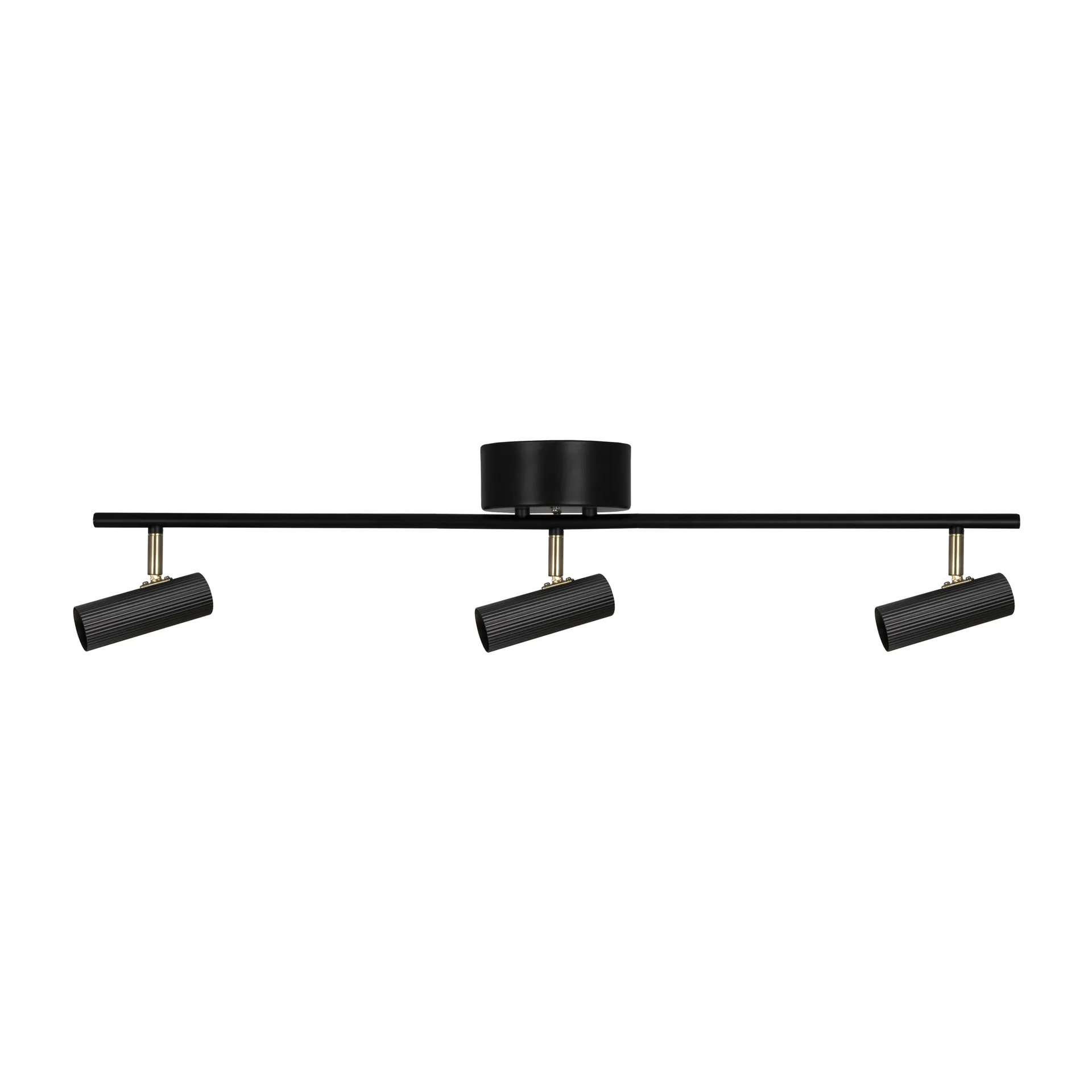 Hubble 3 Long plafond, Sort/Messing Globen Lighting