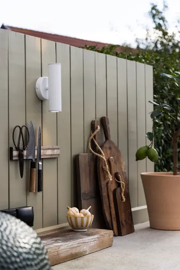 Hubble up/down væglampe facadebelysning - Hvid - Globen Lighting