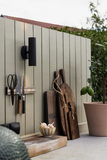 Hubble up/down væglampe facadebelysning - Sort - Globen Lighting