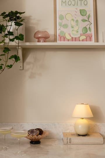 Iris 16 portabel bordlampe - Creme - Globen Lighting
