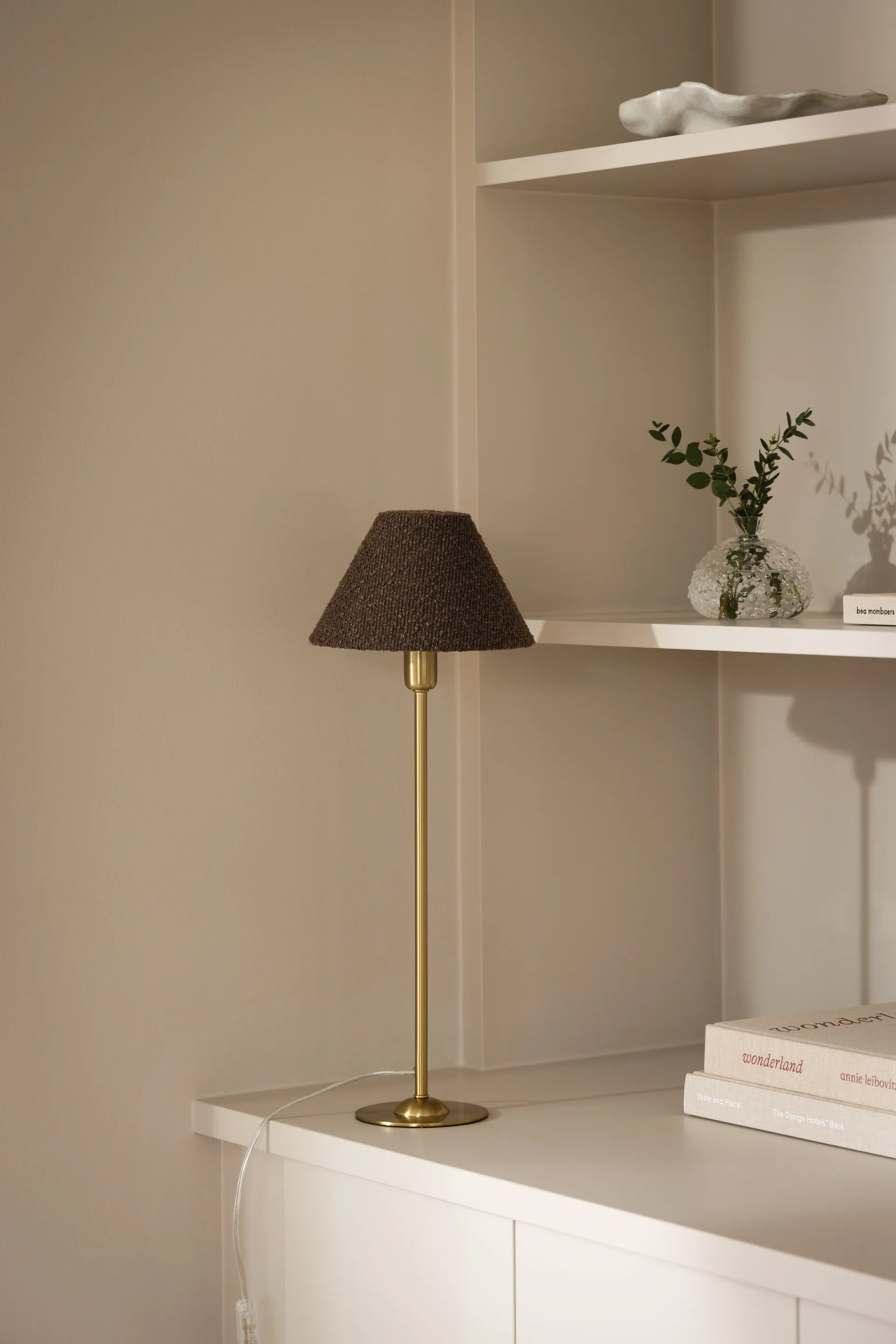 Iris 20 lampeskærm, Bouclé mocha Globen Lighting