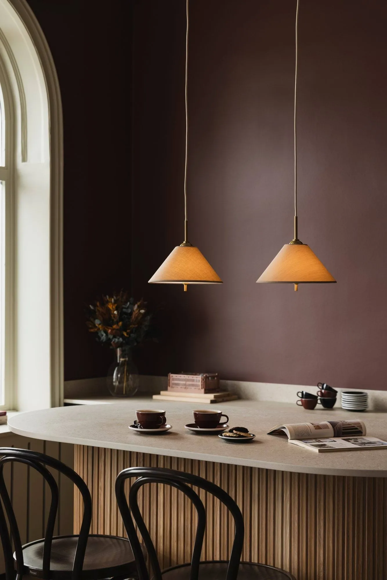 Iris pendel 25, Mocha (brun) Globen Lighting