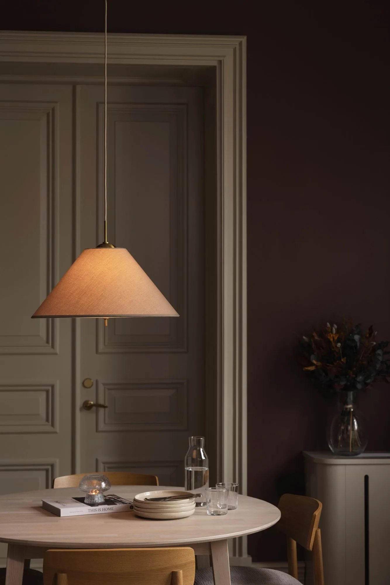 Iris pendel 50, Mocha (brun) Globen Lighting
