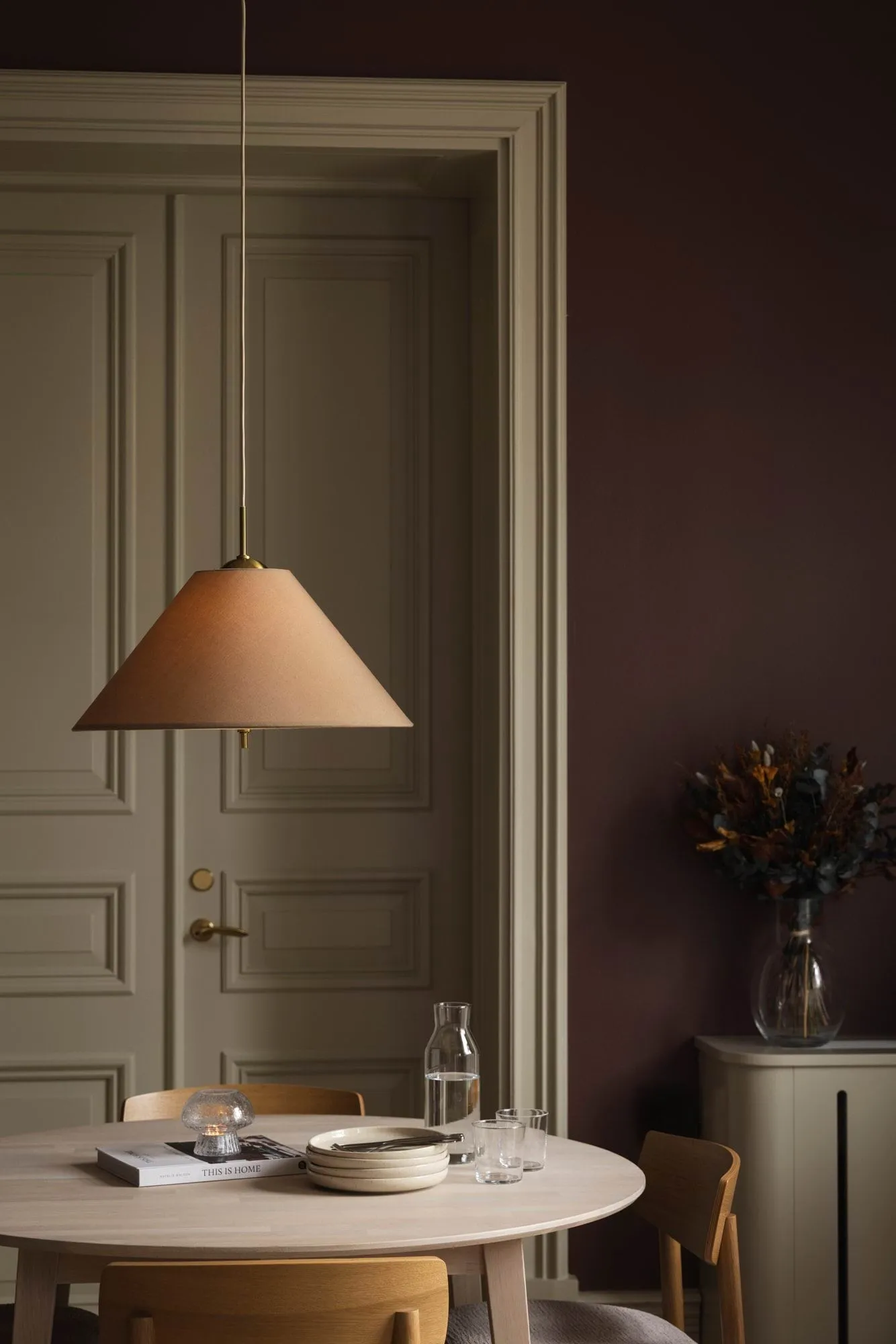 Iris pendel 50, Mocha (brun) Globen Lighting