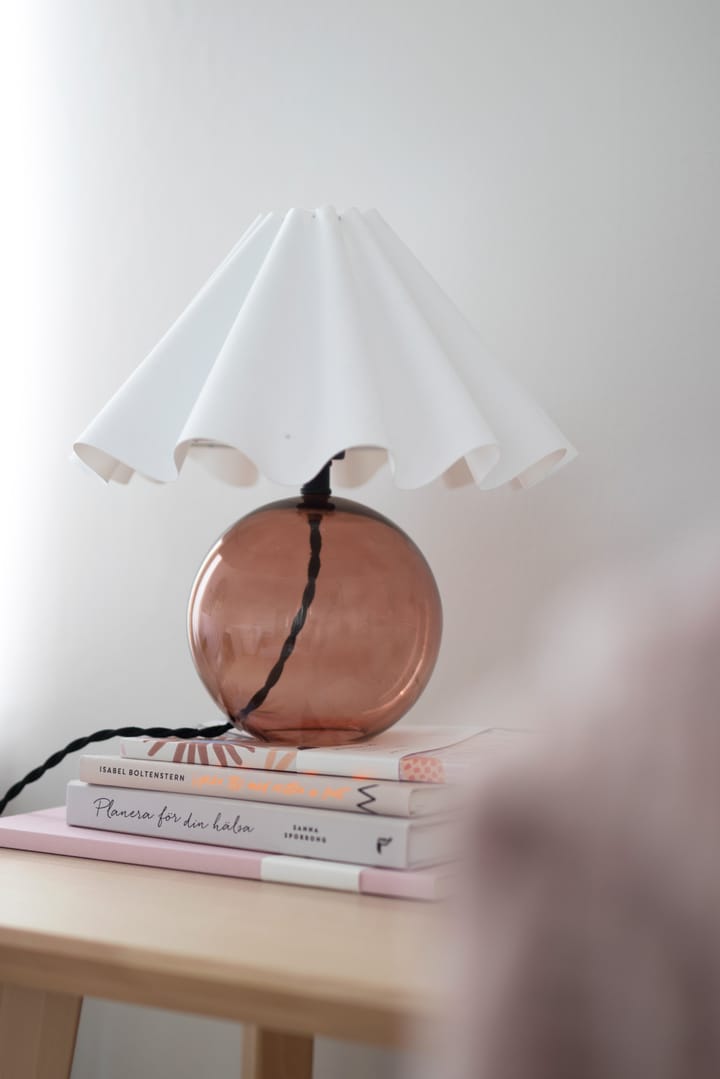 Judith bordlampe Ø30 cm - Brun/Hvid - Globen Lighting