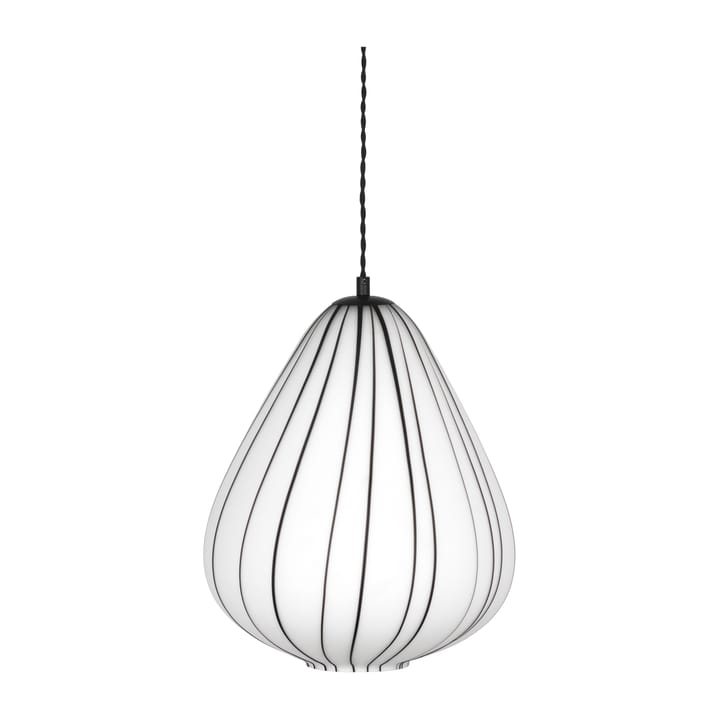 Lewis pendel Ø30 cm - Hvid/Sort - Globen Lighting